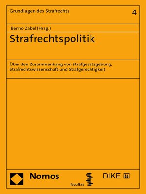 cover image of Strafrechtspolitik